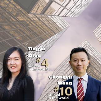 FSU faculty members Tingyu Zhou and Chongyu Wang