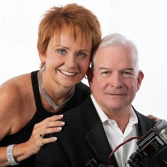 Portrait of Gail and Bob Knight