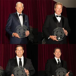 Four alumni inducted into the college’s Alumni Hall of Fame